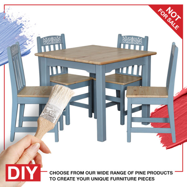 5 Piece Table and Chairs - Chalk Paint 2
