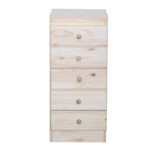 400 - 5 Drawer Unit - Raw - Budget Kitchen
