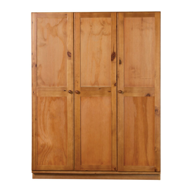 Detroit Wardrobe - 3 Door - Ply Wood Doors