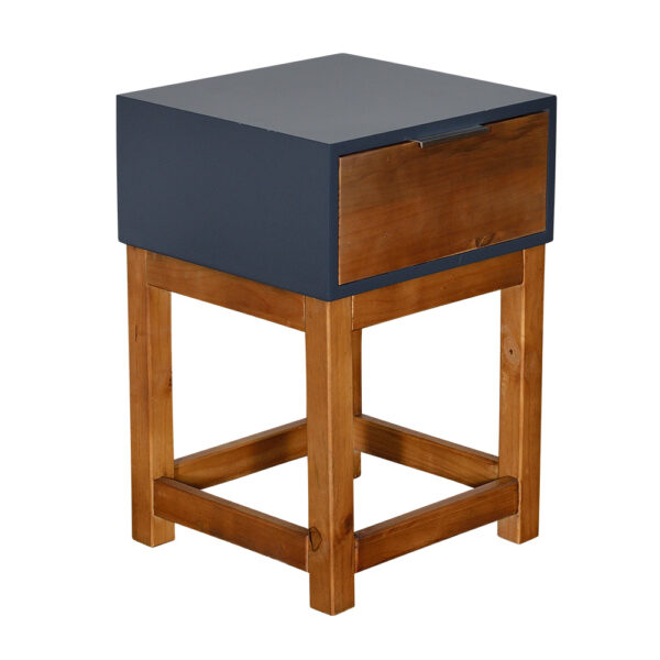 Zita one drawer pedestal from the side
