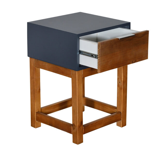 Zita one drawer pedestal with drawer open