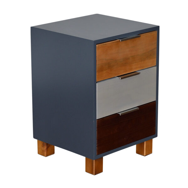 3 Drawer Zita Pedestal from the side