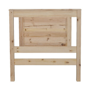 3/4 Flat Top Headboard - Raw