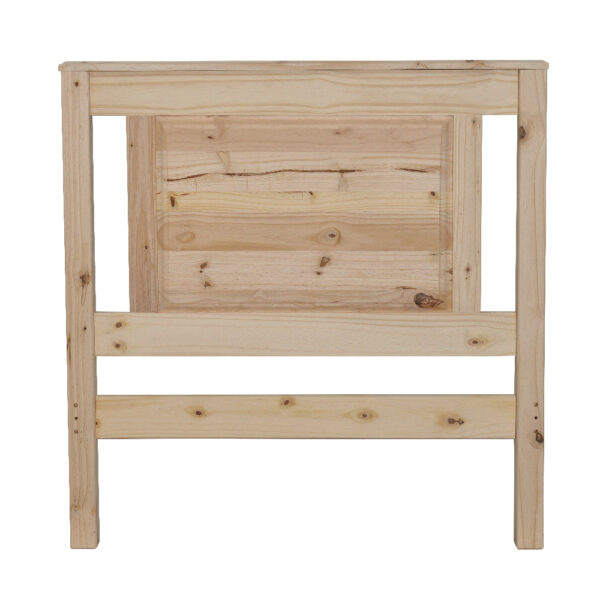 3/4 Flat Top Headboard - Raw