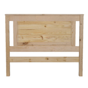 Double Flat Top Headboard - Raw