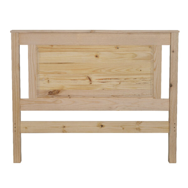 Double Flat Top Headboard - Raw