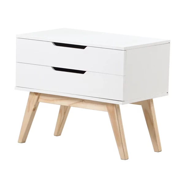 Davenport 2 Drawer Pedestal - White