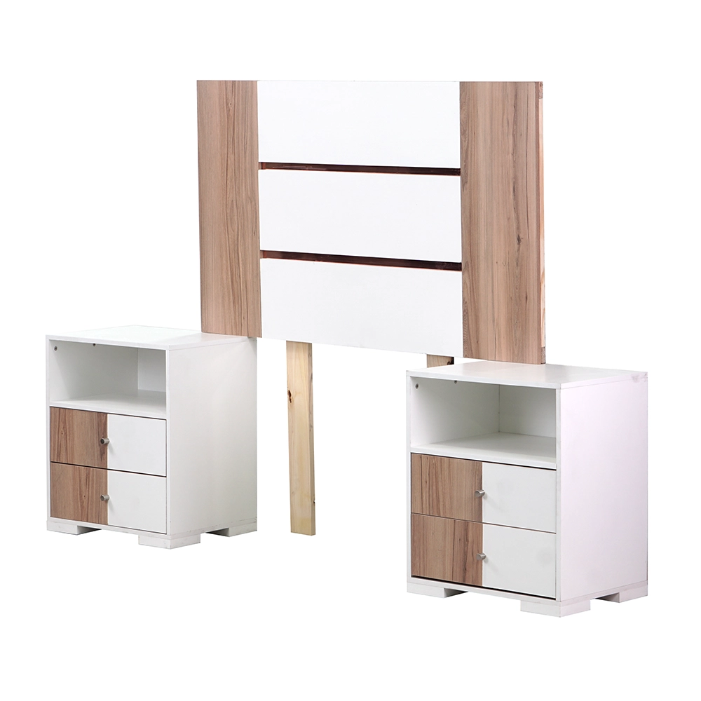 Queen Iris headboard with pedestals
