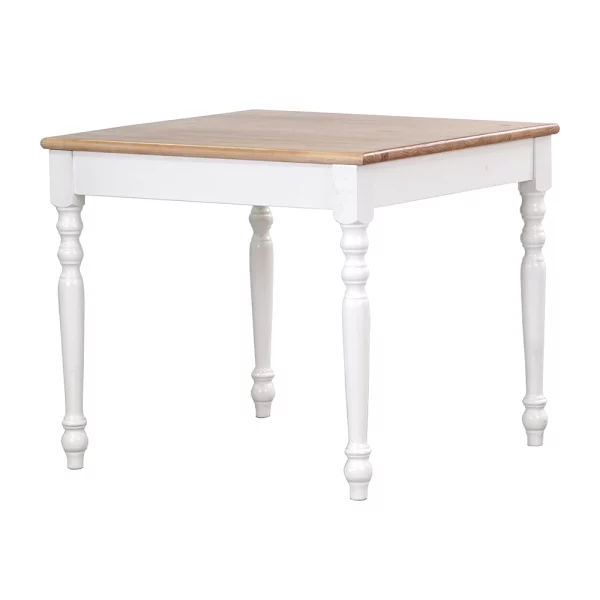 900x900 Isabella Table Turned Legs
