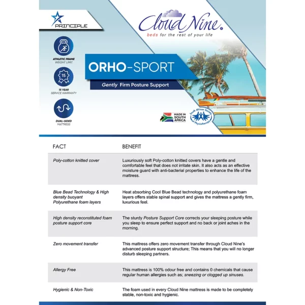 Cloud Nine - Sport - Mattress - Image 3