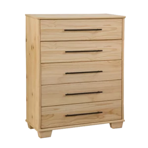 Odin Chest of Drawers - 5 Drawers - Raw