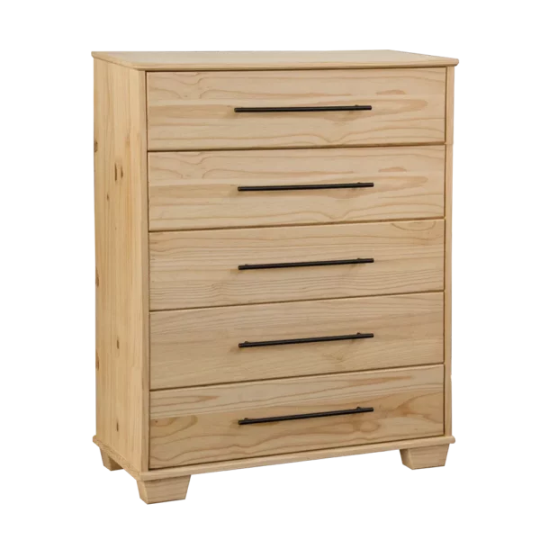 Odin Chest of Drawers - 5 Drawers - Raw